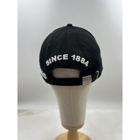 Breitling Hat Cap Strap Back Mens One Size Black Embroidered Aviation Wings Logo - Picture 3 of 10